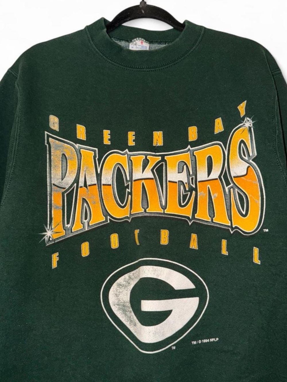 Vintage 90s Wisconsin Green Bay Packers football sweatshirt size medium
